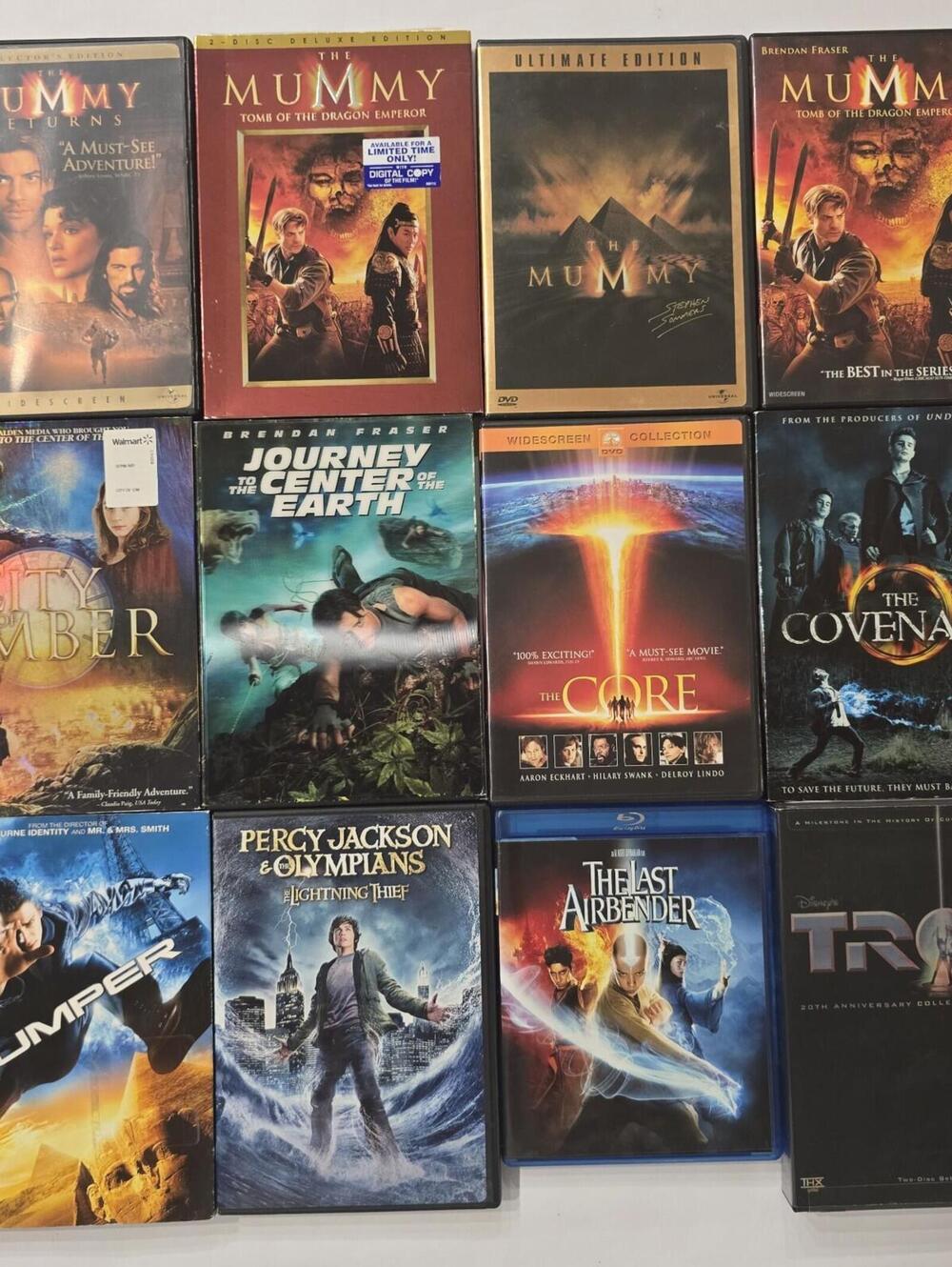 Mummy Collection Lot 12 Movies 15 Discs Blu-ray DVD Action Adventure Set